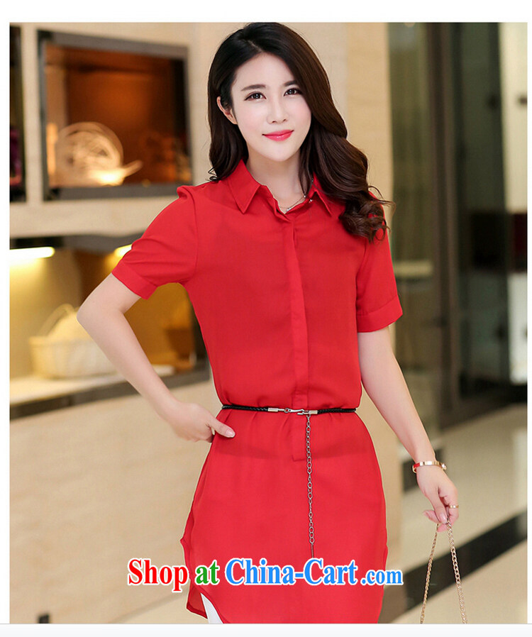 The ZORMO code female summer mm thick and fat XL shirt girls in long, casual attire shirt red XXXL 145 - 165 Jack pictures, price, brand platters! Elections are good character, the national distribution, so why buy now enjoy more preferential! Health