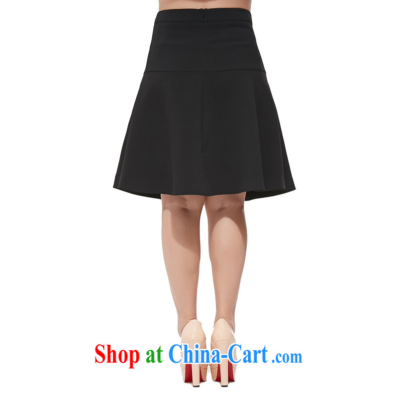 MSSHE XL girls 2014 new Autumn with Solid Black high waist 100 hem skirt waist skirt 6386 black T 6, Susan Carroll, Ms Elsie Leung Chow (MSSHE), shopping on the Internet