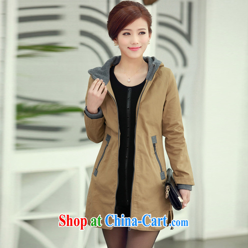 Pi-optimized Connie spring new Sau San Fat MM cotton jacket and indeed increase, female windbreaker female BY 709,821 card its M recommendations 100 - 110 jack, optimize, Connie, and shopping on the Internet