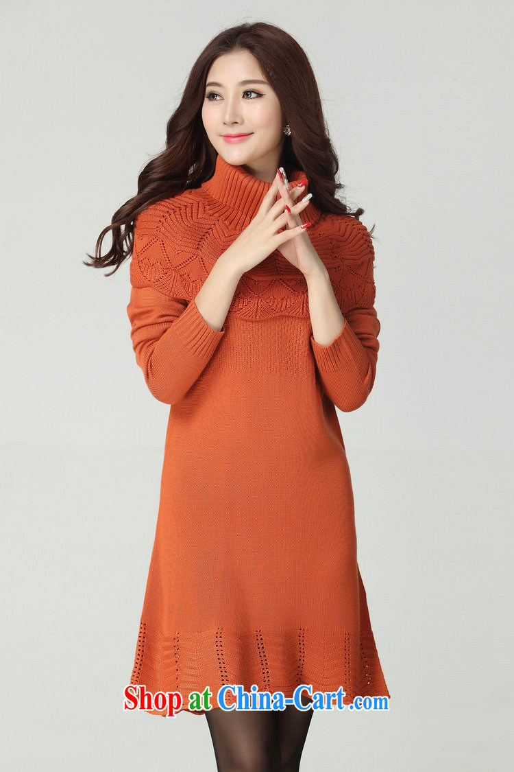 The LAN-XL thick sister female 2014 autumn and winter girls and stylish and thick mm scarf knit sweater long-sleeved dresses hair rust red code are code chest of 100 - 118 pictures, price, brand platters! Elections are good character, the national distribution, so why buy now enjoy more preferential! Health