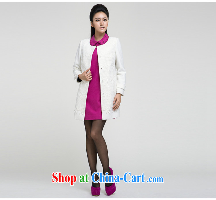 The MR big, women 2014 winter clothing new thick mm stylish slim body, long hair coat is 944187094 white 6 XL pictures, price, brand platters! Elections are good character, the national distribution, so why buy now enjoy more preferential! Health