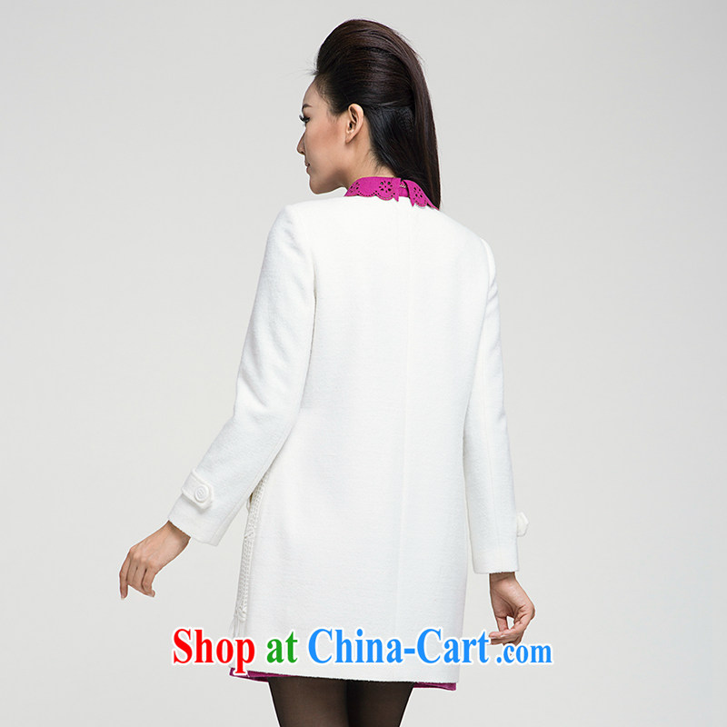 Slim, Mr Big, women winter 2014 the new thick mm stylish slim body, long hair coat is 944187094 white 6 XL, former Yugoslavia, Mak, and shopping on the Internet