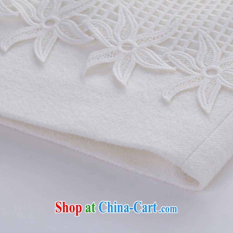Slim, Mr Big, women winter 2014 the new thick mm stylish slim body, long hair coat is 944187094 white 6 XL, former Yugoslavia, Mak, and shopping on the Internet