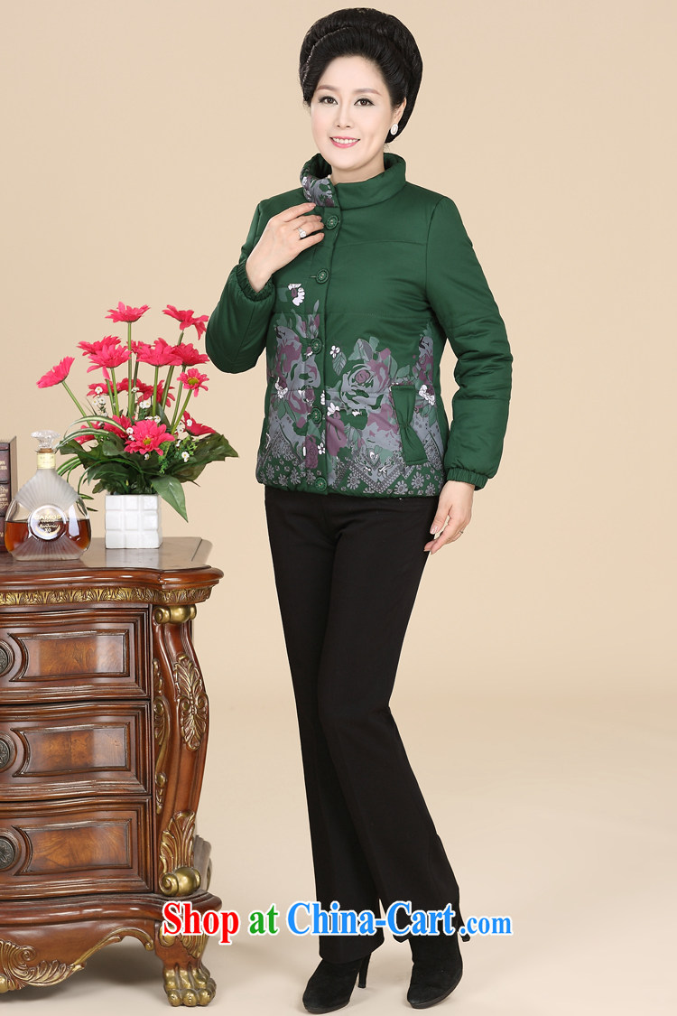 Arrogant season 2014 new winter quilted coat older middle-aged female cap stamp duty cotton clothing MOM jackets purple XXXXL pictures, price, brand platters! Elections are good character, the national distribution, so why buy now enjoy more preferential! Health