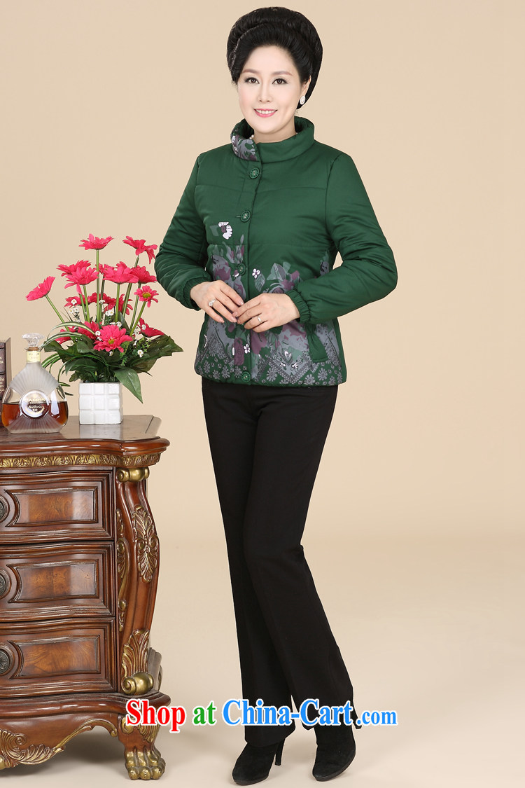 Arrogant season 2014 new winter quilted coat older middle-aged female cap stamp duty cotton clothing MOM jackets purple XXXXL pictures, price, brand platters! Elections are good character, the national distribution, so why buy now enjoy more preferential! Health