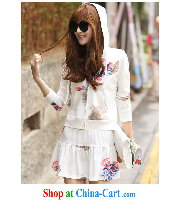 Love waving B 2014 autumn Korean female stamp thin long-sleeved sweater Sports & Leisure package 100 hem skirt set the straps white XL pictures, price, brand platters! Elections are good character, the national distribution, so why buy now enjoy more preferential! Health