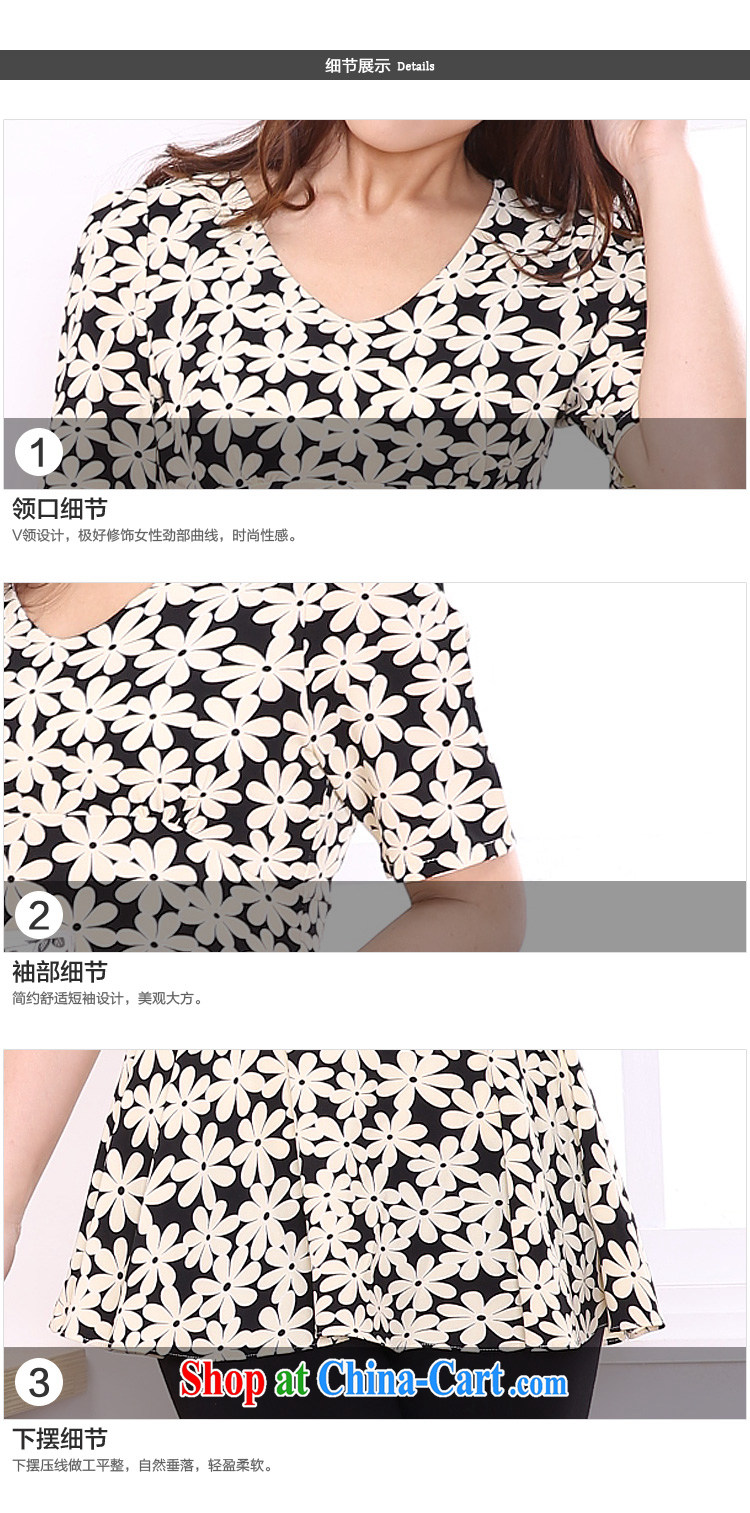 The limited time clearance -- XL women mm thick summer 2014 V collar floral graphics thin short-sleeve T-shirt T-shirt 6641 pattern 4 XL pictures, price, brand platters! Elections are good character, the national distribution, so why buy now enjoy more preferential! Health