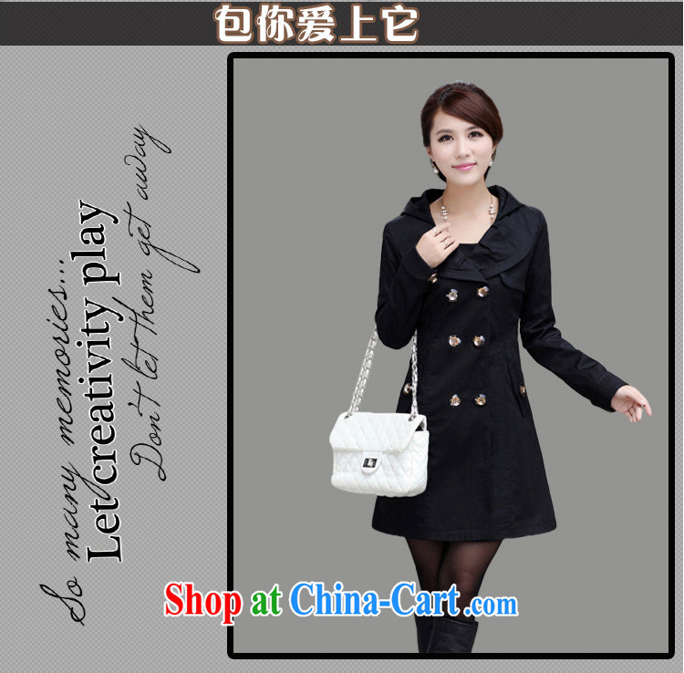 ZORMO Korean women mm thick and fat increases, the lapel, long windbreaker bowtie girl jacket black 6 XL 195 - 215 Jack pictures, price, brand platters! Elections are good character, the national distribution, so why buy now enjoy more preferential! Health