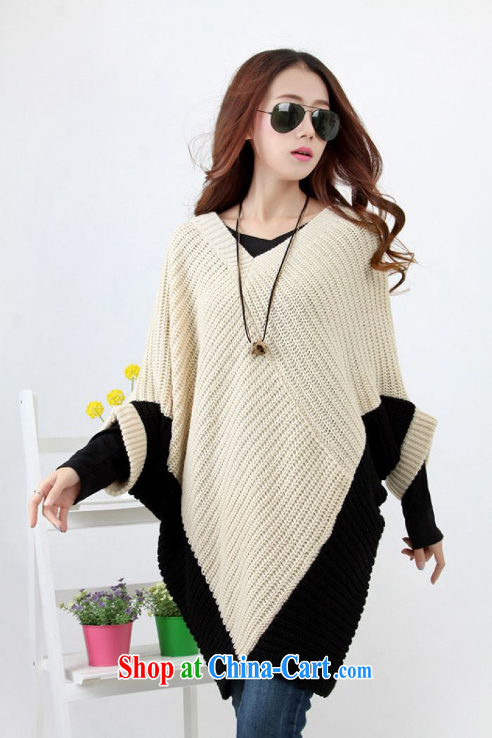 Flexible early spring 2015 the Korean version of the greater Code women mm thick loose the fat 200 Jack spell color bat sweater card +black are code pictures, price, brand platters! Elections are good character, the national distribution, so why buy now enjoy more preferential! Health