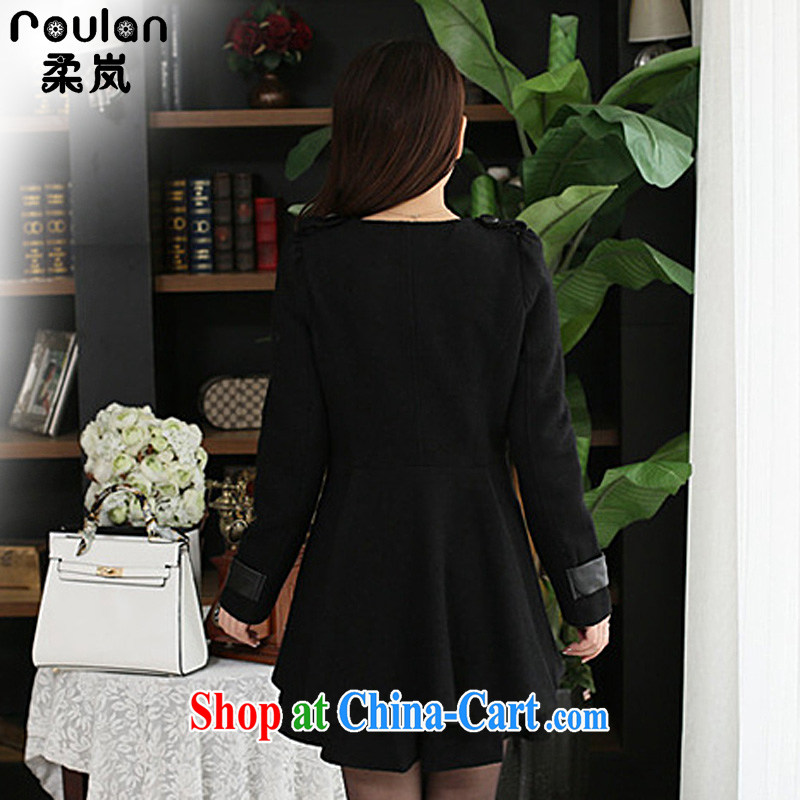ROULAN/Sophie sponsors the fat XL thick MM Korean women 2015 winter clothing new graphics thin hair so the jacket XL 6 662 black 6 XL, Sophie (ROULAN), and, on-line shopping