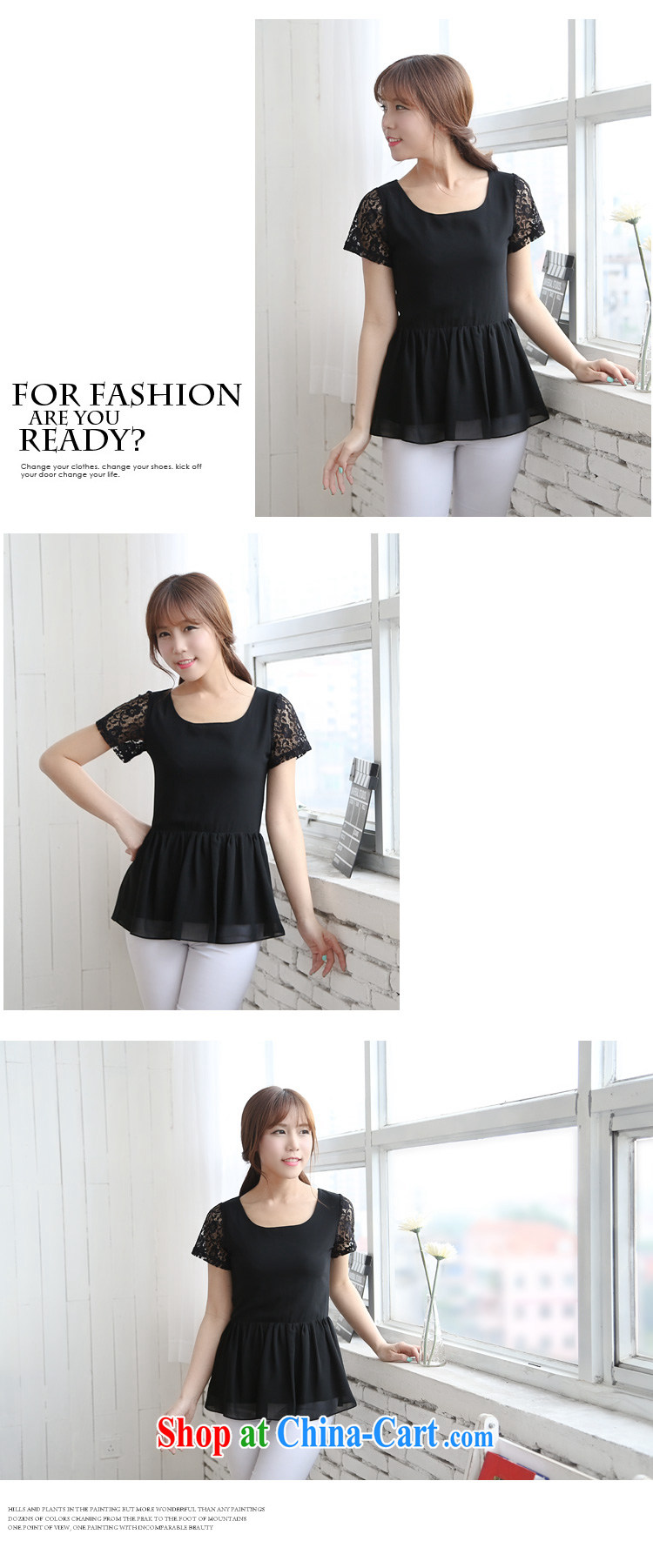The fat XL women mm thick summer new 2014 lace graphics thin flouncing swing shirt T shirt T-shirt 6714 black 4XL pictures, price, brand platters! Elections are good character, the national distribution, so why buy now enjoy more preferential! Health