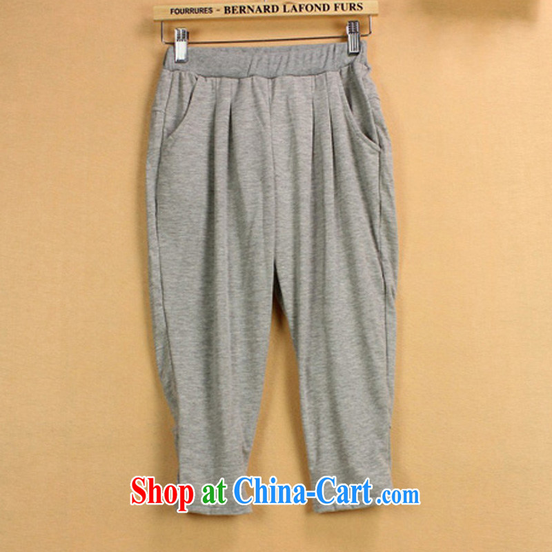 Special emphasis on her sister and indeed XL female thick mm summer graphics thin 5 casual pants 9941 light gray 6 XL, Shani Flower (Sogni D'oro), online shopping