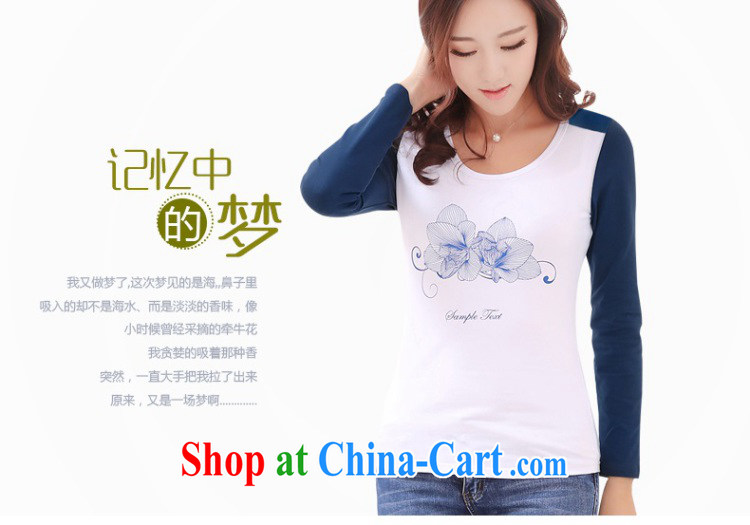 JK .,200 Spring and Autumn new products, women video thin solid T-shirt T-shirt long-sleeved long T pension TA 43,102 Tibetan blue 4XL pictures, price, brand platters! Elections are good character, the national distribution, so why buy now enjoy more preferential! Health