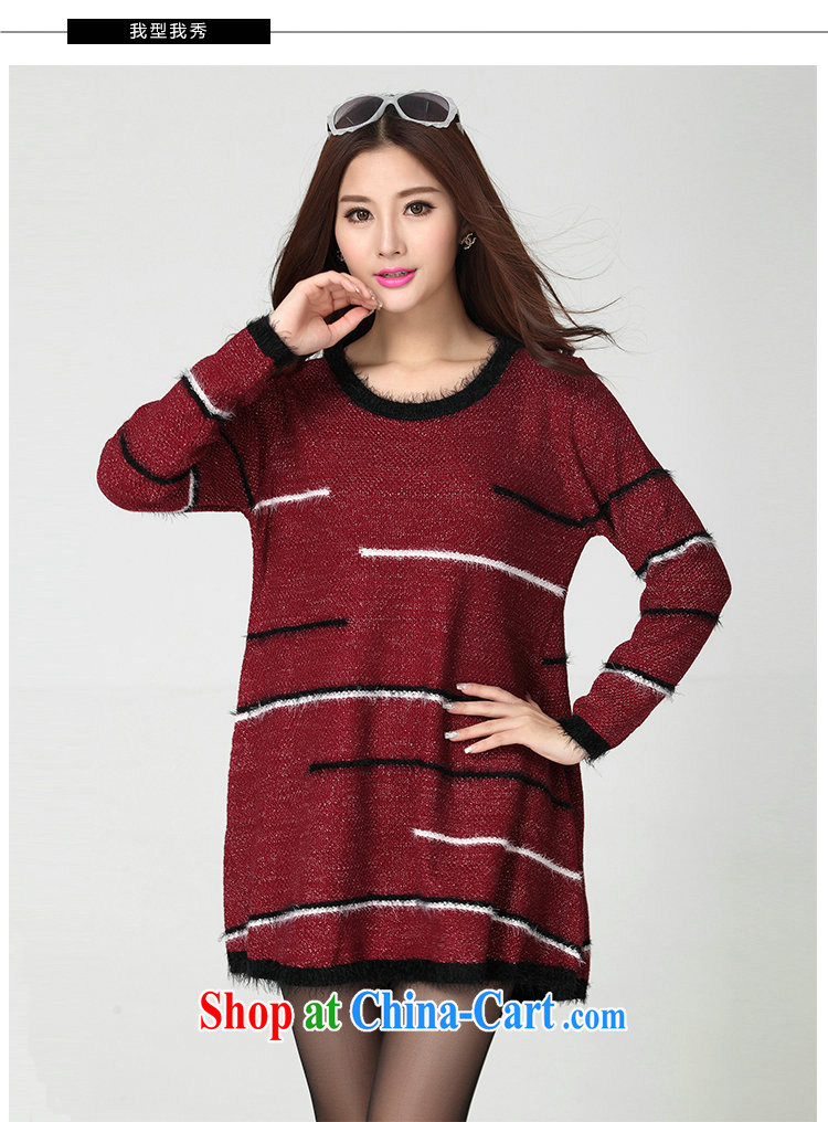 Constitution, colorful package mail female large code sweater gown Korean autumn and winter, the simple round-collar long-sleeved, loose dress knocked Color Lounge Knitting a blue are code for 130 - 180 Jack pictures, price, brand platters! Elections are good character, the national distribution, so why buy now enjoy more preferential! Health