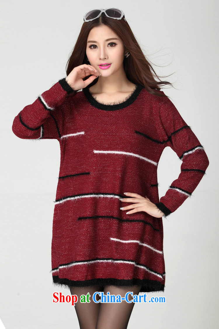 Constitution, colorful package mail female large code sweater gown Korean autumn and winter, the simple round-collar long-sleeved, loose dress knocked Color Lounge Knitting a blue are code for 130 - 180 Jack pictures, price, brand platters! Elections are good character, the national distribution, so why buy now enjoy more preferential! Health