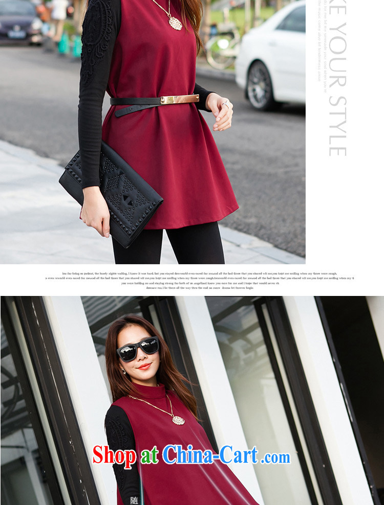 Jung-eun winter clothing new vest skirt the code female fat, video thin, flexible high-collar, long dresses Y 9205 black XL pictures, price, brand platters! Elections are good character, the national distribution, so why buy now enjoy more preferential! Health