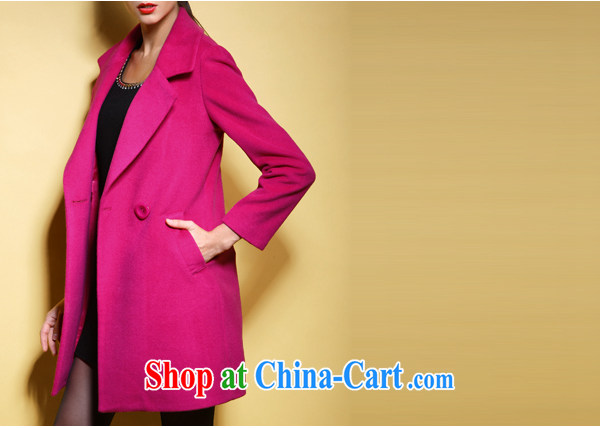 Bo-li European Women spring 2015 New Product woolen coat in Europe high-end big temperament wool jacket? female 61,357 blue XL pictures, price, brand platters! Elections are good character, the national distribution, so why buy now enjoy more preferential! Health