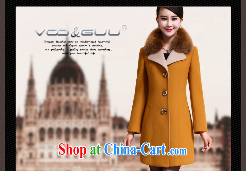 The evergreens flower winter 2014 Korean gross for the code women's clothing, long Cashmere wool coat this jacket female DM 603 yellow M pictures, price, brand platters! Elections are good character, the national distribution, so why buy now enjoy more preferential! Health