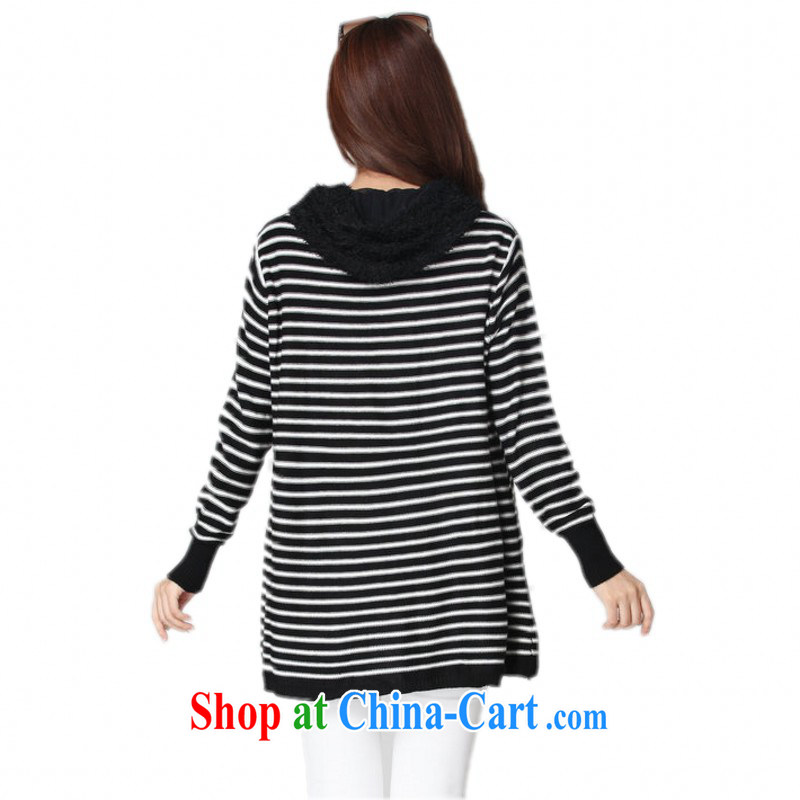 Constitution, colorful package mail King and indeed T shirt Korean vogue and Stripes cap knit-ribbed long-sleeved loose OL graphics thin gown mm thick blue one size fits 130 - 180 jack, constitution, Jacob (QIANYAZI), online shopping