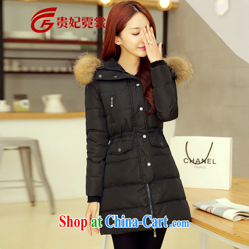 queen sleeper sofa Ngai advisory committee 2014 mm thick winter, Korean king, ladies jacket women 220 Jack king of the Mao collar collar thick female, black 6 XL recommendations 185 - 220 Jack pre-sale