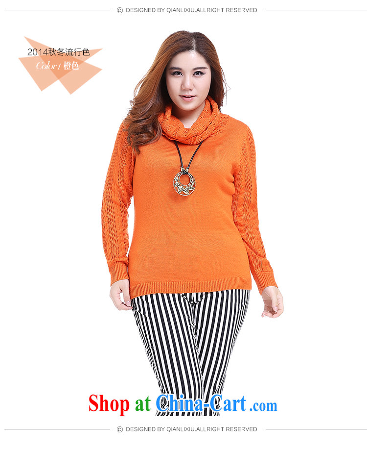 Slim Li-su 2014 autumn new, larger female leisure high-collar solid shirt sweater Q 6031 color blue XL pictures, price, brand platters! Elections are good character, the national distribution, so why buy now enjoy more preferential! Health