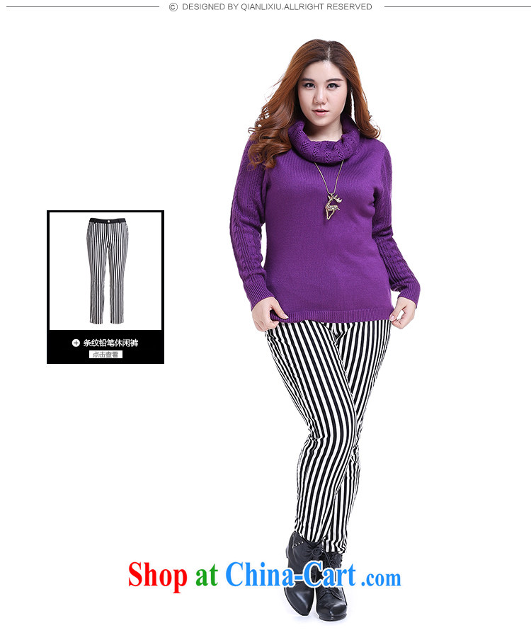 Slim Li-su 2014 autumn new, larger female leisure high-collar solid shirt sweater Q 6031 color blue XL pictures, price, brand platters! Elections are good character, the national distribution, so why buy now enjoy more preferential! Health