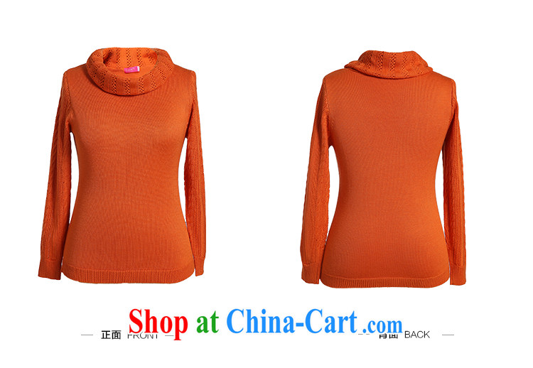 Slim Li-su 2014 autumn new, larger female leisure high-collar solid shirt sweater Q 6031 color blue XL pictures, price, brand platters! Elections are good character, the national distribution, so why buy now enjoy more preferential! Health