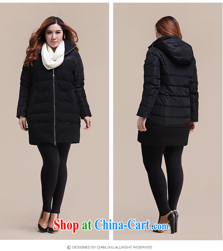 Slim LI Sau 2014 winter new larger female Korean beauty in thick long jacket Q 6039 black XL pictures, price, brand platters! Elections are good character, the national distribution, so why buy now enjoy more preferential! Health