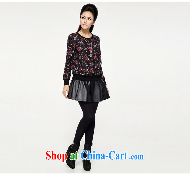 The Mak larger women 2014 winter clothing new thick mm stylish retro loose clothing, female head 944083058 black saffron 6 XL pictures, price, brand platters! Elections are good character, the national distribution, so why buy now enjoy more preferential! Health