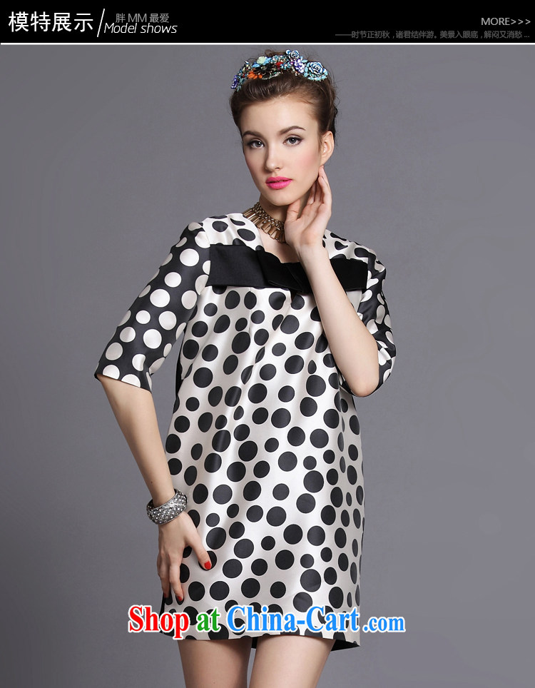 On the MM code 2014 autumn new women fashion with stylish graphics thin wave point in stamp duty cuff dress wave 3 XL (75 - 82.5 KG) pictures, price, brand platters! Elections are good character, the national distribution, so why buy now enjoy more preferential! Health