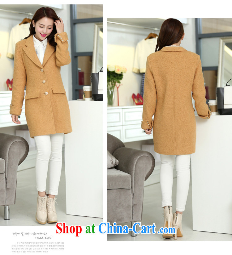 Staff of the fertilizer XL women mm thick 2014 autumn and winter with new Korean Beauty graphics thin hair coat? 5043 jacket khaki 5 XL pictures, price, brand platters! Elections are good character, the national distribution, so why buy now enjoy more preferential! Health