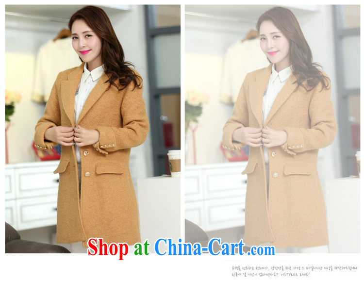 Staff of the fertilizer XL women mm thick 2014 autumn and winter with new Korean Beauty graphics thin hair coat? 5043 jacket khaki 5 XL pictures, price, brand platters! Elections are good character, the national distribution, so why buy now enjoy more preferential! Health