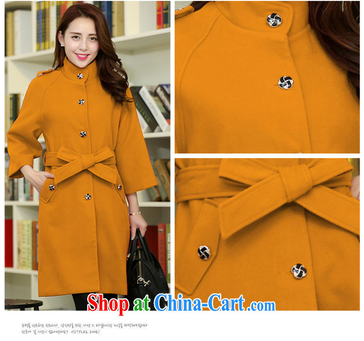 Staff of the fat increase, women with thick mm 2014 autumn and winter clothing new Korean version cultivating graphics thin click the snap-hair is wind jacket S 5044 orange 5 XL pictures, price, brand platters! Elections are good character, the national distribution, so why buy now enjoy more preferential! Health