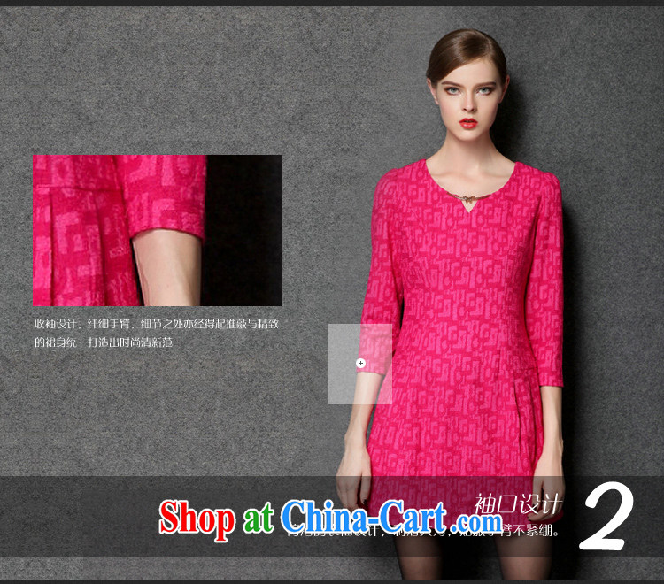 Connie's dream 2014 new fall in Europe and with high-end King, female geometry short 7 cuff V for cultivating dresses Style Fashion short skirts Y 3293 black XXXXL pictures, price, brand platters! Elections are good character, the national distribution, so why buy now enjoy more preferential! Health