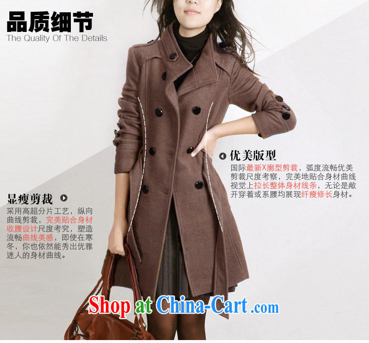 Purple long-sun 2015 autumn and winter double-long hairs in this jacket female Installed? The T-shirt graphics thin 085/yellow 4 XL pictures, price, brand platters! Elections are good character, the national distribution, so why buy now enjoy more preferential! Health