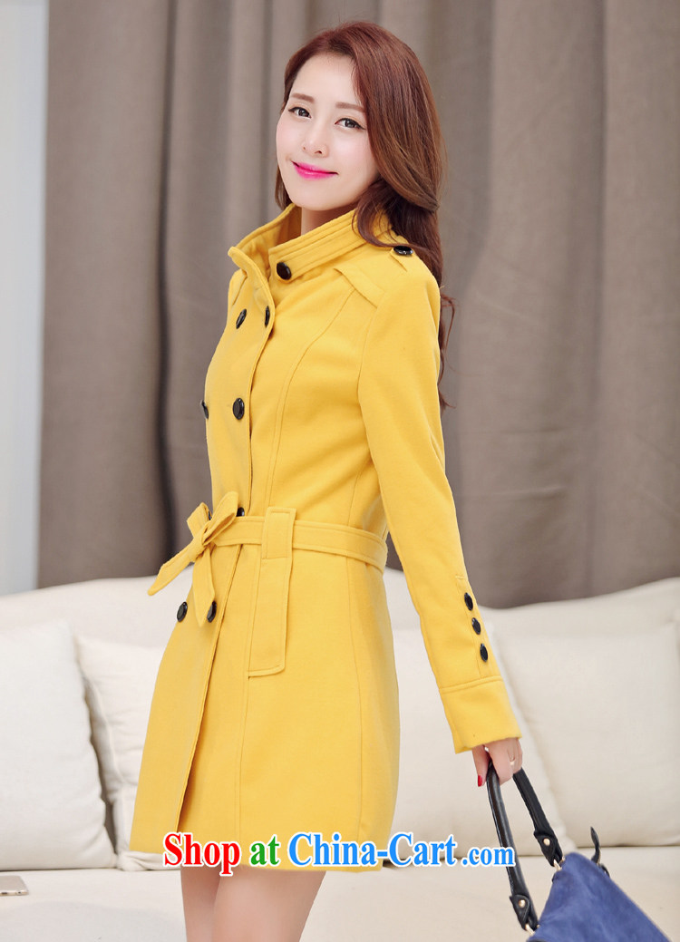 Purple long-sun 2015 autumn and winter double-long hairs in this jacket female Installed? The T-shirt graphics thin 085/yellow 4 XL pictures, price, brand platters! Elections are good character, the national distribution, so why buy now enjoy more preferential! Health