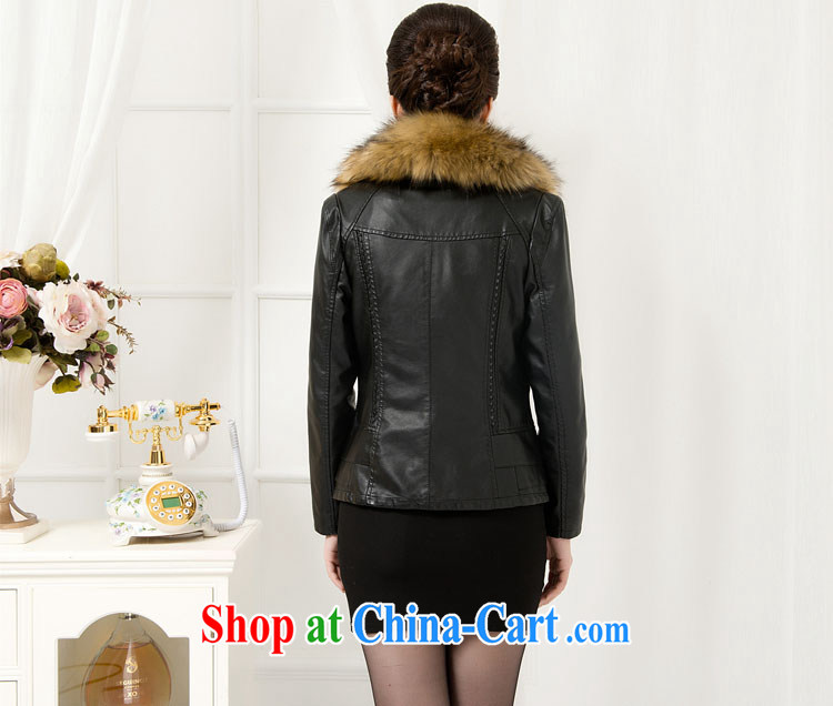 sea routes take new compact-waist graphics thin large code quilted coat Korean version of the greater code female large code PU cotton jacket 2116 - X black 5 XL pictures, price, brand platters! Elections are good character, the national distribution, so why buy now enjoy more preferential! Health