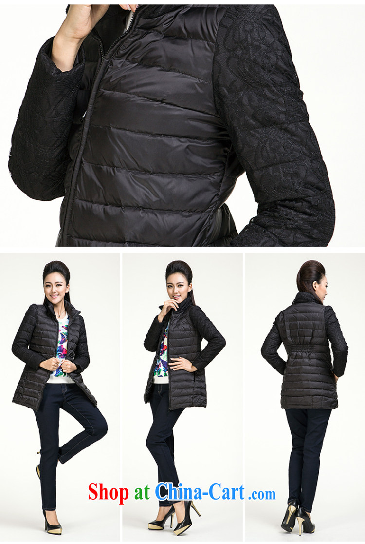 The MR big, women 2014 winter clothing new thick mm stylish casual jacket in women long 844123038 black 6 XL pictures, price, brand platters! Elections are good character, the national distribution, so why buy now enjoy more preferential! Health