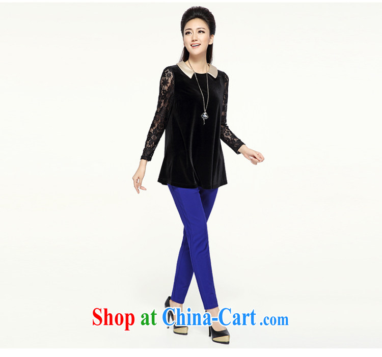 The Mak larger women 2014 winter clothes new, mm thick British beauty, long, long-sleeved T-shirt 944101651 black 4XL pictures, price, brand platters! Elections are good character, the national distribution, so why buy now enjoy more preferential! Health