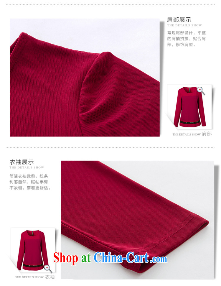 The Mak larger women 2014 winter clothes new, thick mm stylish graphics thin T shirts girls long-sleeved shirts solid red 944171060 5 XL pictures, price, brand platters! Elections are good character, the national distribution, so why buy now enjoy more preferential! Health