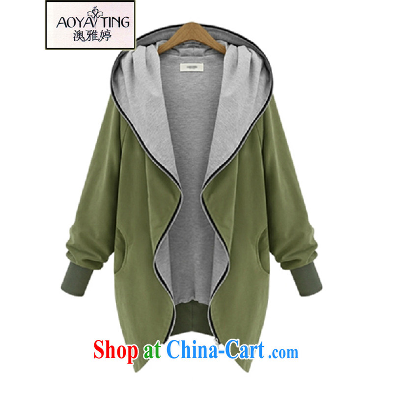 o Ya-ting 2015 spring loaded new sweater and indeed XL women's coats a cardigan sweater girls A 21 army green 3XL recommends that you 145 - 165 jack, O Ya-ting (aoyating), online shopping