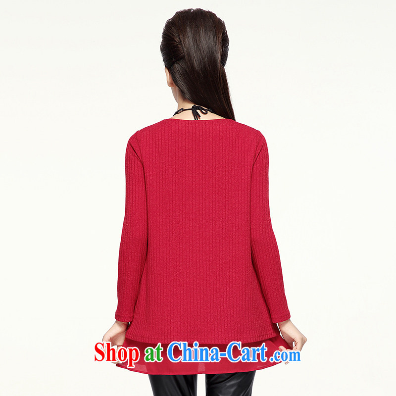 The Mak is the female 2014 winter clothes new expertise in mm long knitted T-shirt 944365101 red 6 XL, former Yugoslavia, Mak, and shopping on the Internet