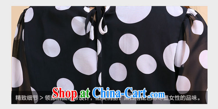 Autumn 2014 the new thick mm wave point dot V collar long-sleeved dresses larger female snow woven stitching solid skirt-A Field skirt black XXXL pictures, price, brand platters! Elections are good character, the national distribution, so why buy now enjoy more preferential! Health