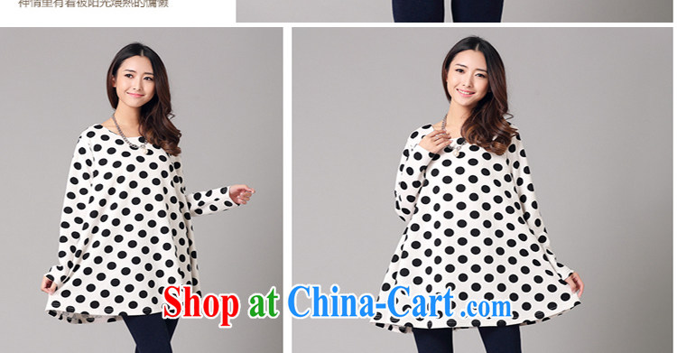 HIV/AIDS by 2014 autumn and winter new dot stamp graphics thin large, female long-sleeved shirt T DM 013 white XL pictures, price, brand platters! Elections are good character, the national distribution, so why buy now enjoy more preferential! Health