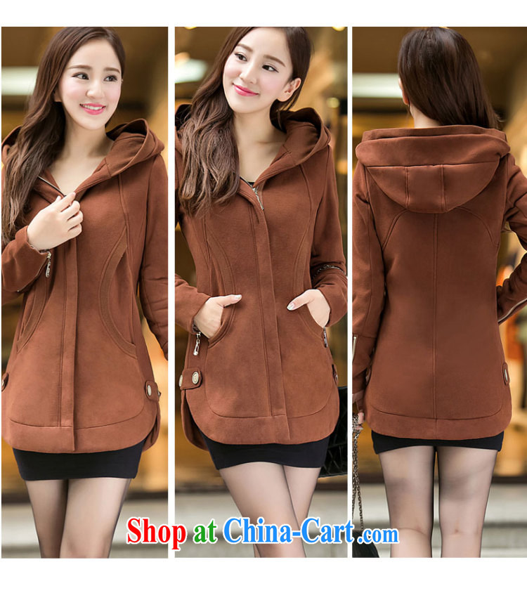 Morning would be the fat increase, female sweater jacket large thick mm 2015 spring south korea Zip Version 200 Jack long hoody woolen sweater sweater cardigan girls maroon and cotton, 6 XL (recommendations 185 - 205 jack) pictures, price, brand platters! Elections are good character, the national distribution, so why buy now enjoy more preferential! Health