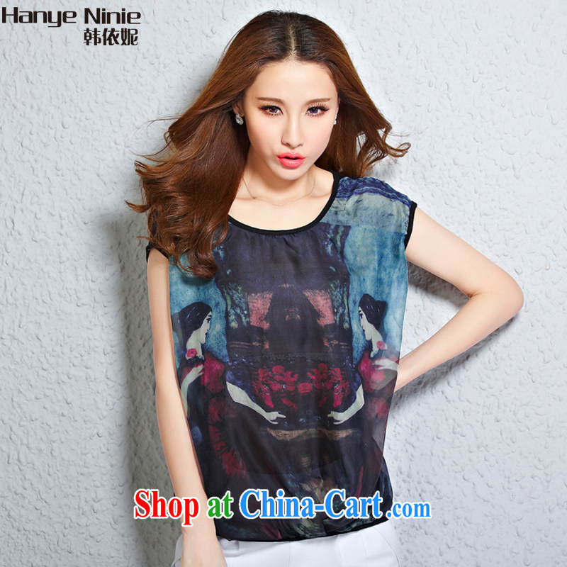 In accordance with South Korea Connie 2015 ladies' on the new summer is the female loose video thin T-shirt short-sleeved snow woven T-shirt girls 1010 picture color 3XL _180 - 200 _ jack