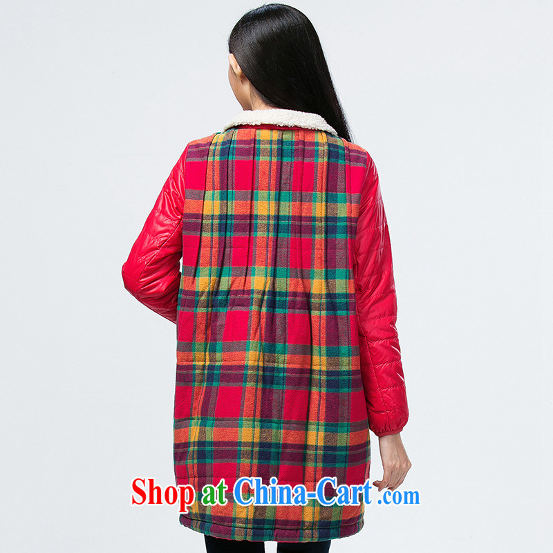 Water was indeed the XL Women fall and winter Korean cotton clothing in women long parka brigades