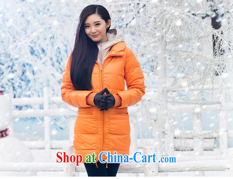 Water with thick mm larger women 2014 winter clothing Korean version on the thick jacket in women long S DO 14 4252 dark orange XXL pictures, price, brand platters! Elections are good character, the national distribution, so why buy now enjoy more preferential! Health