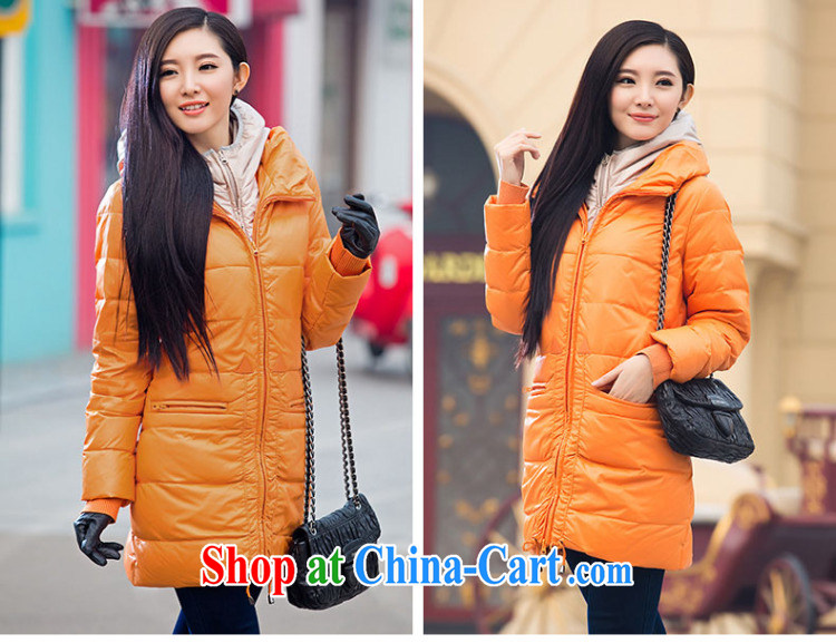 Water with thick mm larger women 2014 winter clothing Korean version on the thick jacket in women long S DO 14 4252 dark orange XXL pictures, price, brand platters! Elections are good character, the national distribution, so why buy now enjoy more preferential! Health