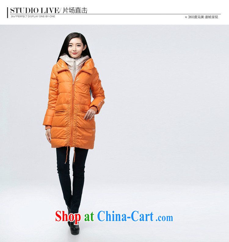 Water with thick mm larger women 2014 winter clothing Korean version on the thick jacket in women long S DO 14 4252 dark orange XXL pictures, price, brand platters! Elections are good character, the national distribution, so why buy now enjoy more preferential! Health